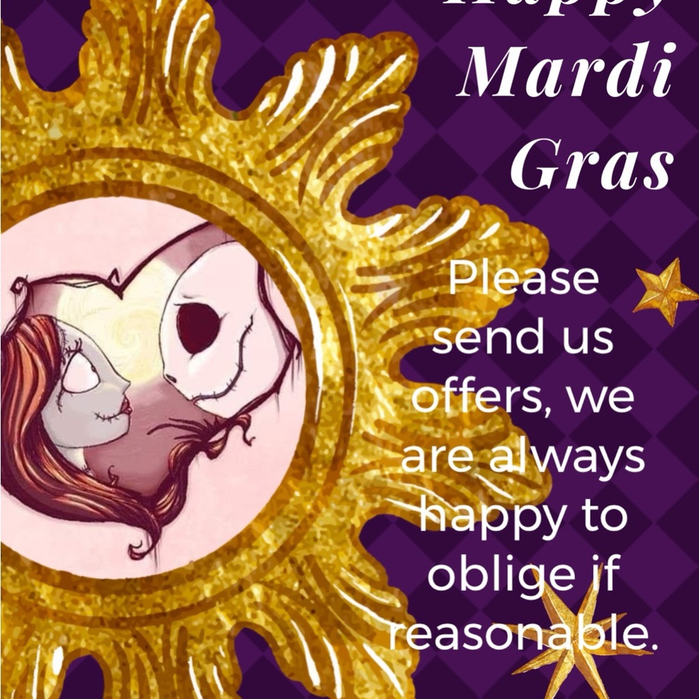 Happy Mardi Gras 2025 from Jack & Sally ;-)